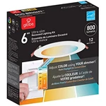 Globe Electric 6" Duo Bright Led Canless Recessed Ultra Slim Light Fixture 91416. Fixed Price $13.49.