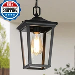 Gepow Outdoor Pendant Fixture Farmhouse Exterior Anti-rust Hanging Lights. Fixed Price $97.48.
