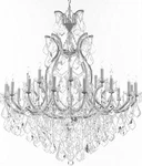 Silver Grand Foyer / Entryway Maria Theresa Empress Crystal Chandelier Lighting. Fixed Price $945.00.