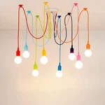 Kjlars Color Spider Lamp Modern Chandelier Adjustable Diy Pendant Lighting Ha.... Fixed Price $80.49.