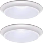 Led Flush Mount Ceiling Lighting Fixture, Dimmable 7 Inch 11.5W 900 Lumen, Alumi. Fixed Price $45.95.