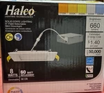 Halco 89096 - 4 Square Slim Downlight Cct Select F3. Fixed Price $13.00.