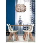 Kenroy Home 92072TN Torus 3-LIGHT Tan Pendant Size 14.5 X Inches. Fixed Price $35.00.