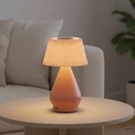 Modern Pink Small Cordless Rechargeable, Portable Desk Lamp,touch .... Fixed Price $35.99.