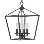 Craftmade 52934 Flynt Light 12"W Taper Candle Pendant - Black. Fixed Price $198.90.