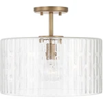 Capital Lighting Fixtures 241311AD Open Box Emerson Semi-flush Mount Aged Brass. Fixed Price $162.00.