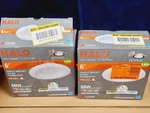 (2) New Halo 6" Direct Mount Splay Downlight 60W Selectable LT6089FS351EWHDMR. Fixed Price $33.59.