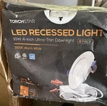 Torchstar Led Recessed Light 10W 4-INCH Ultra-thin 3000K Warm White 6 Pack. Fixed Price $60.00.