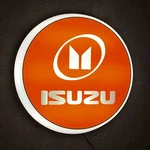 Isuzu Led Wall Light Sign Logo Garage Automobilia Truck Car D-max Trooper Suv. Fixed Price $168.19.