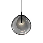 New Sonneman Cantina 1 Light Medium Led Pendant Satin Black/smoke 2990-25K-MED. Fixed Price $540.00.
