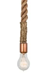 5"W Rope Mini Pendant By Meyda Green 160905. Fixed Price $385.00.