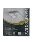 Hampton Bay Garfield 11 4-LIGHT Led Track Flush Mount New Free Shipping. Fixed Price $99.00.