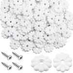 100 Pack Rosette Washers With Screws Mobile Home/rv Ceiling Buttons D.... Fixed Price $44.74.