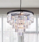 Maxax 12 - Light Unique Tiered Chandelier With Crystal. Fixed Price $249.99.