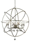 Z-lite 415-36 Silver Acadia 10-LIGHT Large Pendant. Fixed Price $474.74.