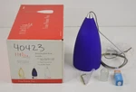 Tiella Terra Pendant Hanging Light Blue Globe 6' Cord 35 Watt Bulb & Cover New. Fixed Price $40.49.