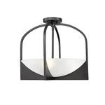 Z-lite Devon Light Semi Flush Mount, Matte Black/sand Blast 1947SFS-MB. Fixed Price $310.00.