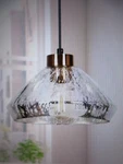 Lnc Anila Modern 9.8 In. 1-LIGHT Black And Plated Brass Pendant With Shade. Fixed Price $56.00.