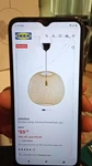 Ikea Vind Ga Bamboo Handmade Pendant Lamp, 20" Round, Modern, Beige, Indoor. Fixed Price $39.99.