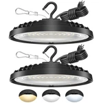 2 Pack 150W Ufo Led High Bay Light, Adjustable Color Temperature 3500K/5000K/.... Fixed Price $101.99.