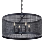 Maxim 31224 Hatcher Light 24"W Cage Pendant - Black. Fixed Price $508.30.