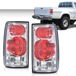 For 1989-1995 Toyota Pickup SR5/DLX/RN02/BASE Chrome/red Clear Brake Tail Lights. Fixed Price $25.80.