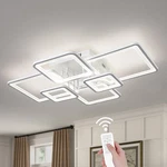 Shine Luest Modern Led Ceiling Light 6 Ring Square Dimmable Remote. Fixed Price $259.99.