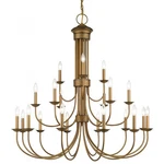 Livex Lighting 42688 Estate 21 42"W Taper Candle Style - Gold. Fixed Price $1899.96.