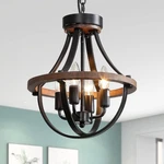 Farmhouse Chandelier, Modern Hanging Pendant Lighting, 4-LIGHT Rustic Ceiling.... Fixed Price $130.46.