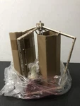 Elegant Lighting 1512D9IW Cage Style Taper Candle Pendant, Urban Classic, Ivory. Fixed Price $107.99.