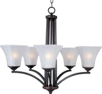 Maxim 20095 Bronze Aurora 26"W 5-LIGHT Chandelier. Fixed Price $261.80.