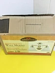 Design House Bristol Collection 2-LIGHT Satin Nickel Sconce With Alabaster Glass. Fixed Price $30.99.