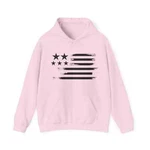 Patriotic Usa Star Flag Design Men's Hooded Sweatshirt: Stylish & Comfortable. Fixed Price $26.49.