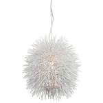 Varaluz 169M01 White Urchin Single Light 9"W Mini Pendant. Fixed Price $319.20.