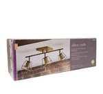 Allen Roth 21.85 Inch 3-LIGHT Dimmable Intergrated Led Track Soft Gold New. Fixed Price $24.00.