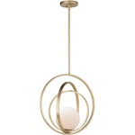 Maxim Lighting 26054SWSBR Coronet Pendant Satin Brass. Fixed Price $358.40.