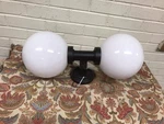 New Z-lite Indoor Outdoor Double Light Fixture Black & White 3 Available. Fixed Price $165.00.