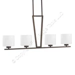 Capital Lighting Steele Burnished Bronze 4 Island Fixture A19 Standard. Fixed Price $189.99.