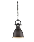 Golden Lighting 3602-S Rbz Duncan Pendant, Rubbed Bronze With S.... Fixed Price $45.25.