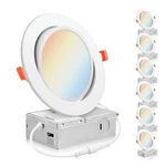 Parmida (6 Pack) Inch 5CCT Ultra-thin Led Adjustable Gimbal Recessed Lighti.... Fixed Price $114.02.