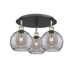 Innovations Lighting 516-3C 11 20 Athens Deco Swirl Semi-flush Black Antique. Fixed Price $443.52.