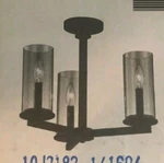 Kichler Crosby 43997OZ 3-LIGHT Olde Bronze Contemporary Candlestick Chandelier. Fixed Price $140.00.