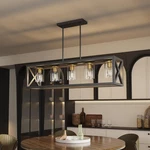 Black Gold Dining Room Light Fixture - 5 Chandeliers For With. Fixed Price $429.88.