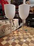 2X Transparent Flos Philipe Starck Table Light Missing Shades. Fixed Price $234.82.