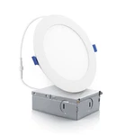Ecoeler 6 Inch Slim Recessed Lighting With Junction 1 - Pack, 5000K Daylight. Fixed Price $20.10.
