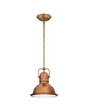 Westinghouse 63084B Boswell 9 Wide Pendant Lighting Fixture - Washed Copper. Fixed Price $27.00.