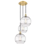 Innovations Rochester 3LT 19" Cm Pendant, Gd/cl 113B-3P-SG-G556-12CL. Fixed Price $1036.20.