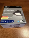Commercial Electric Retro Fit Selectable Color Led Recessed Black 995256. Fixed Price $10.79.