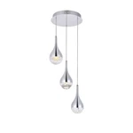 Elegant Lighting Amherst Chandelier, Chrome, 12" - 3803D12C. Fixed Price $382.00.