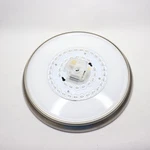 Hampton Bay Clifton Led Flush Mount Brushed Nickel 13" - No Glass Shade. Fixed Price $14.37.